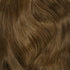 Midden bruine clip in hairextensions met een warme ondertoon / gloed - remy human hair, echte hairextensions